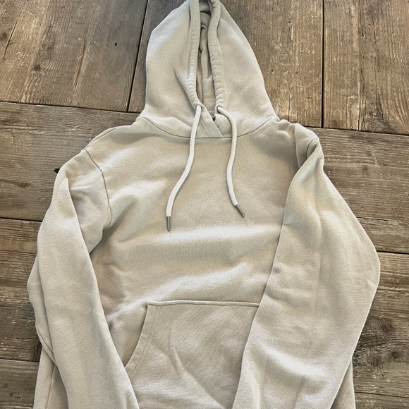 John Elliott Beach Hoodie in Taupe - Picture 1 of 5